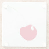 Cherry Pop Glazen Onderzetter (Achterkant)