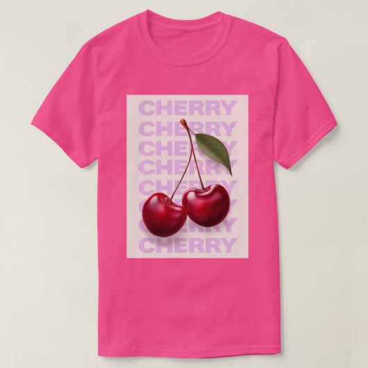 Cherry Pop Graphic T-shirt (Design voorkant)