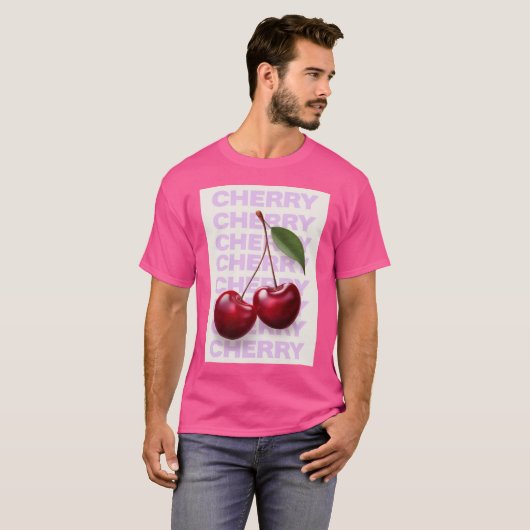 Cherry Pop Graphic T-shirt (Voorkant volledig)