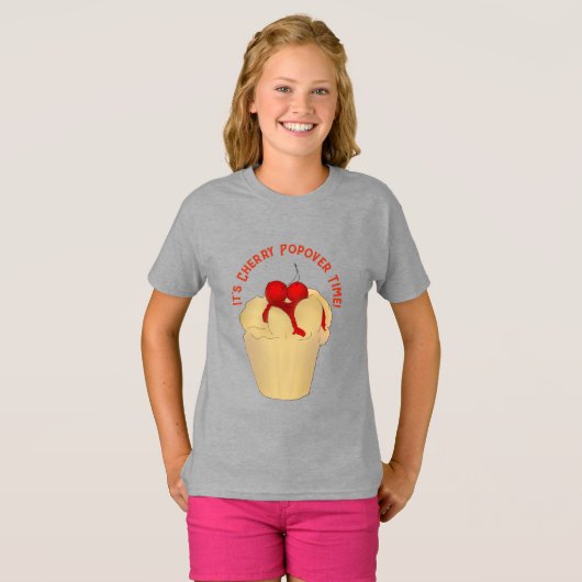 Cherry Popover T-shirt (Voorkant volledig)