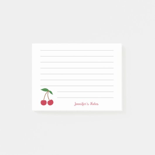 Cherry Post-it® Notes (Voorkant)
