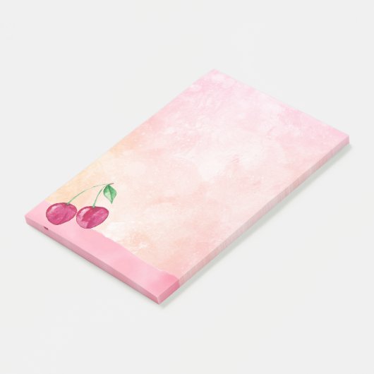 Cherry Post-it® Notes (Schuin)