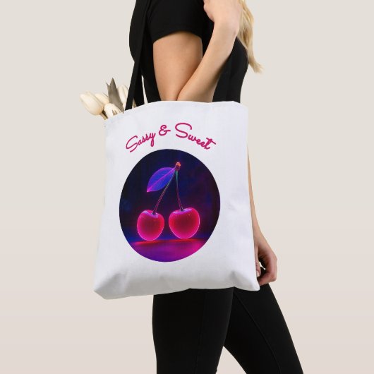 Cherry Power – Fierce & Fun Tote Bag (Dichtbij)