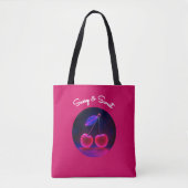 Cherry Power – Fierce & Fun Tote Bag (Voorkant)