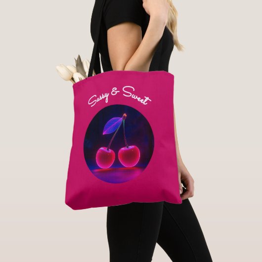 Cherry Power – Fierce & Fun Tote Bag (Dichtbij)