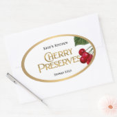 Cherry PReserves Jelly Label  (Envelop)