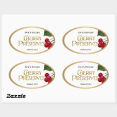 Cherry PReserves Jelly Label  (Vel)