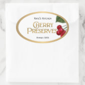 Cherry PReserves Jelly Label  (Tas)