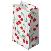 Cherry Print Klein Cadeauzakje (Voorkant Gekanteld)