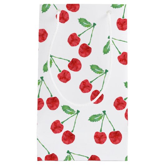 Cherry Print Klein Cadeauzakje (Voorkant)