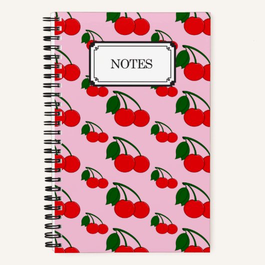 Cherry Print Notitieboek (Voorkant)