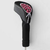Cherry Print personalize voor haar chauffeur Golfheadcover (Schuin)