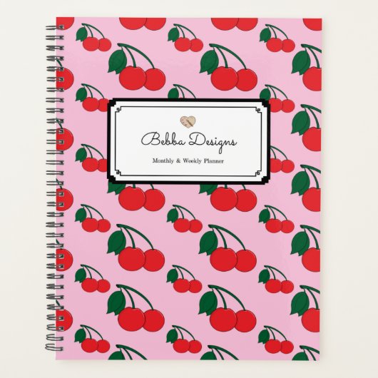 Cherry Print Planner (Voorkant)