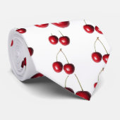 Cherry Print Stropdas (Opgerold)