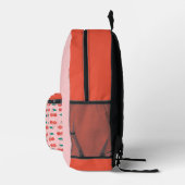 Cherry Printed Backpack Bedrukte Rugzak (Rechts)
