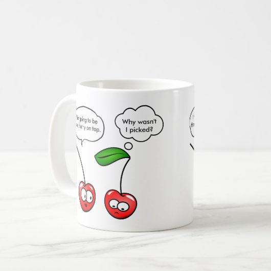 Cherry Puns Koffiemok (Voorkant links)