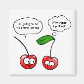 Cherry Puns Magneet (Voorkant)