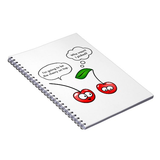 Cherry Puns Notitieboek (Rechterzijde)