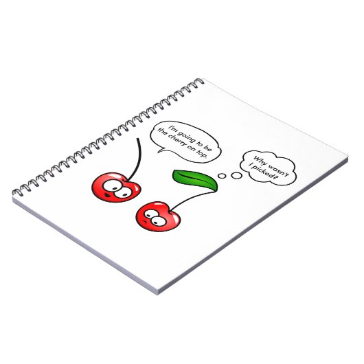 Cherry Puns Notitieboek (Linkerzijde)
