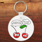 Cherry Puns Sleutelhanger (Voorkant)