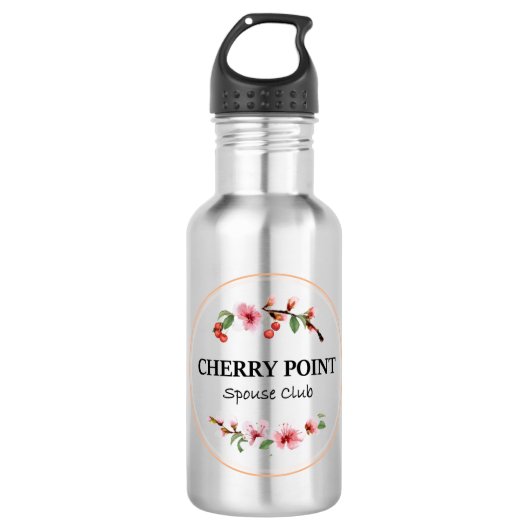 CHERRY-PUNT SPOUSE CLUB WATER FLES (Voorkant)