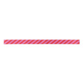 Cherry Red and Hot Pink Stripe Satijnen Lint (Voorkant)