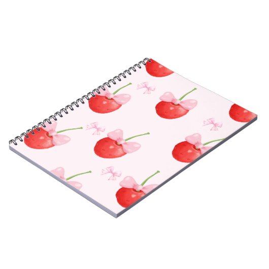 cherry red and pink back to school notitieboek (Linkerzijde)