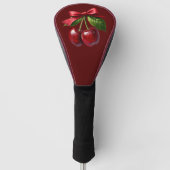 Cherry Red-Cherries met een boog Golfheadcover (Voorkant)