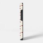 Cherry Red Chic Aesthetic Star iPhone Hoesje (Linkerkant)