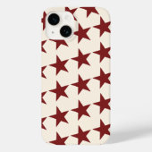 Cherry Red Chic esthetische ster Case-Mate iPhone Case (Achterkant)