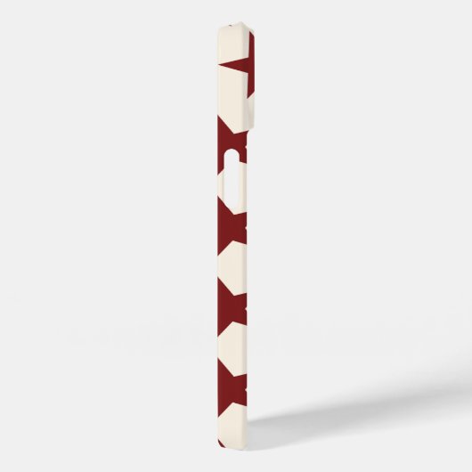 Cherry Red Chic esthetische ster Case-Mate iPhone Case (Achterkant / Rechts)