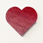 Cherry Red Clef Love Songs Muziek Notitieboek (Achterkant)