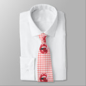 Cherry Red Coquette Hot Lips Stropdas (Gebonden)