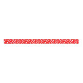 Cherry Red Dashing Grosgrain Ribbon Lint (Voorkant)