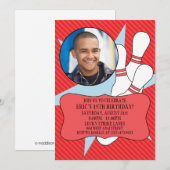 Cherry Red: geen tijd om foto van Bowling te maken Kaart (Voorkant / Achterkant)