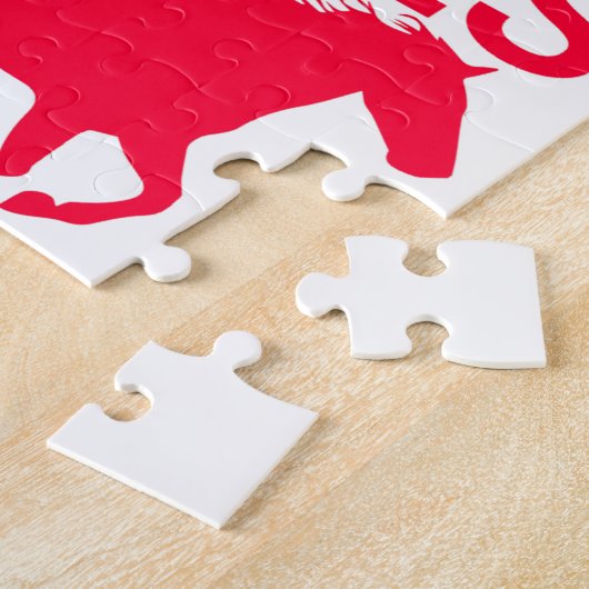 Cherry Red is gewoon een meisje dat van paarden ho Legpuzzel (Zijkant)