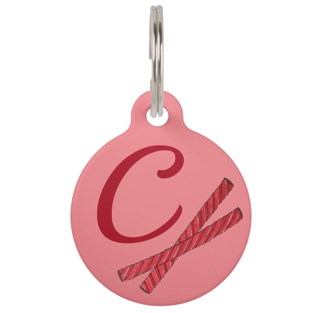 Cherry Red Licorice Whips Licorice Twist Snoep Huisdierpenning (Voorkant)