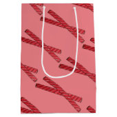 Cherry Red Licorice Whips Licorice Twist Snoep Medium Cadeauzakje (Achterkant)