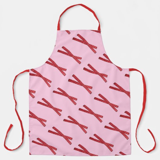 Cherry Red Licorice Whips Licorice Twist Snoep Schort (Voorkant)