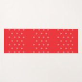 Cherry Red met Mandalas Yogamat (Voorkant (horizontaal))