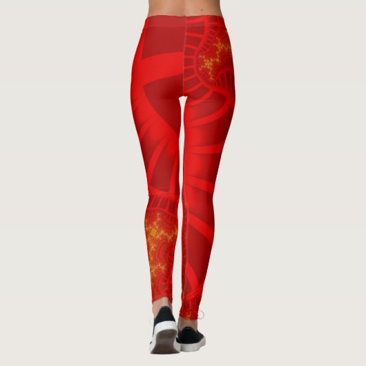 Cherry Red Remix Leggings (Achterkant)