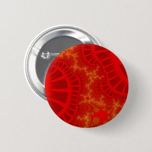 Cherry Red Remix Ronde Button 5,7 Cm (Voorkant /achterkant)