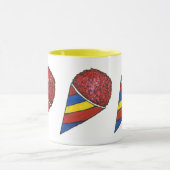 Cherry Red Shaved Ice Snocone Sno Cone Summer Food Mok (Midden)