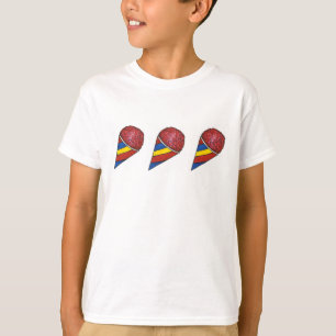 Cherry Red Sno Cone Snocone Frozen Summer Trees T T-shirt