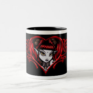 Cherry Red "Terra" Valentijnsdag Coffee, Tea Mok