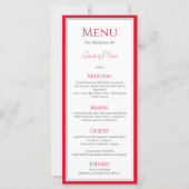 Cherry Red Traditionele Eenvoudige Elegante Bruilo (Voorkant)