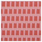 Cherry Red Twin Pop Popsicle Ice Lolly Summertime Stof (Swatch)