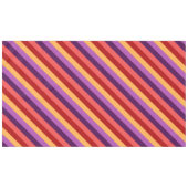 Cherry Red Violet Stripes Groot tafelkleed (Voorkant (Horizontaal))