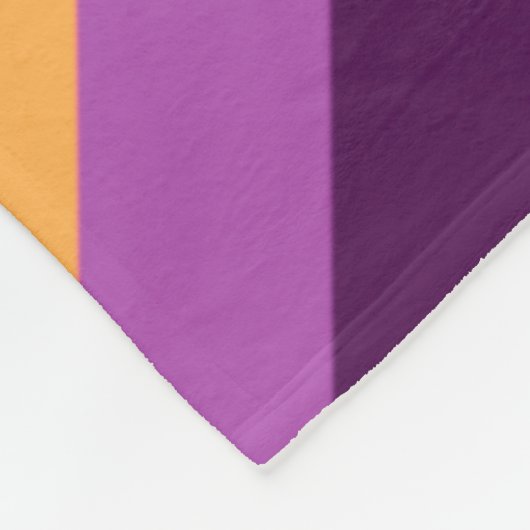 Cherry Red Violet Stripes Grote Fleece Deken (Hoek)