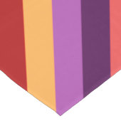 Cherry Red Violet Stripes Grote Tafelloper (Hoek)